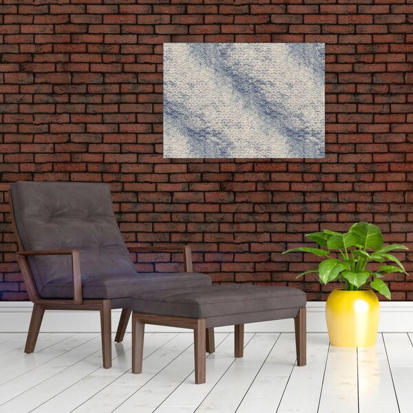 Obraz - Vzor vlnek (70x50 cm)
