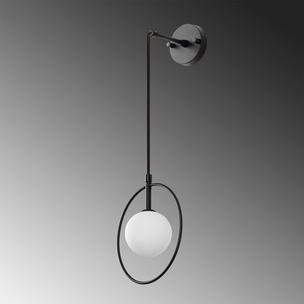 ASIR Nástěnná lampa GEOMETRI 125 černá