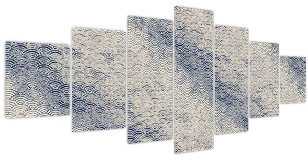 Obraz - Vzor vlnek (210x100 cm)