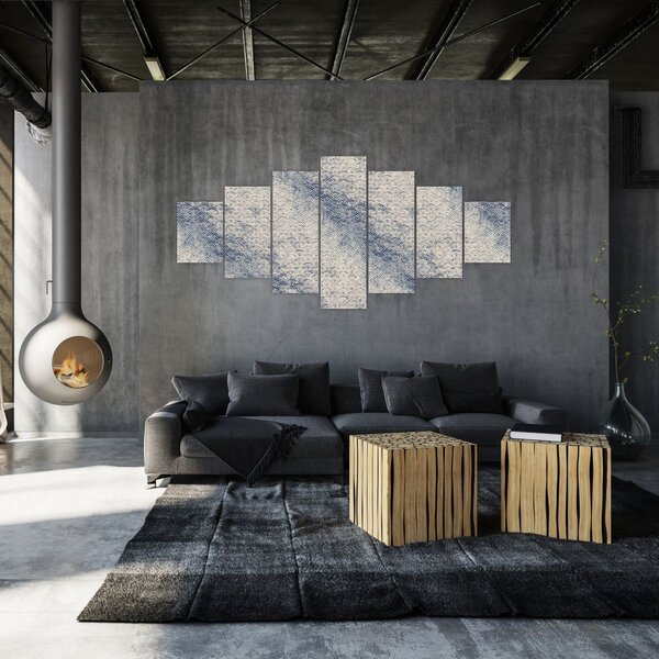 Obraz - Vzor vlnek (210x100 cm)