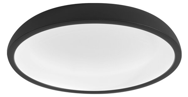 Stilnovo 8533 Reflexio_S, bílo-černé stropní svítidlo se skrytým zdrojem světla, 48W LED stmívatelné 3000K, prům. 65cm