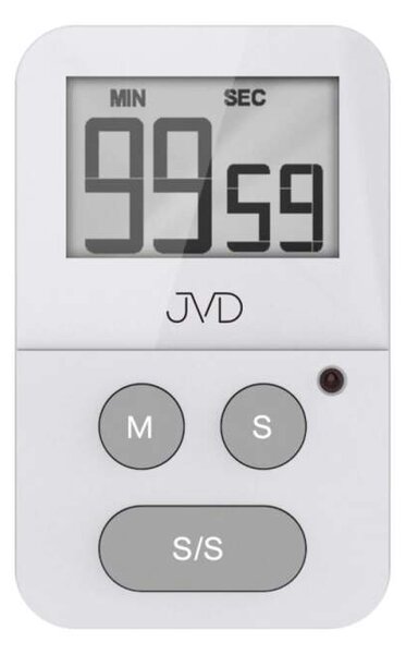 JVD Bílá digitální kuchyňská minutka JVD DM269.1