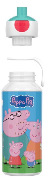 Dětská láhev na vodu s pítkem Campus, 400ml, Mepal, Peppa Pig