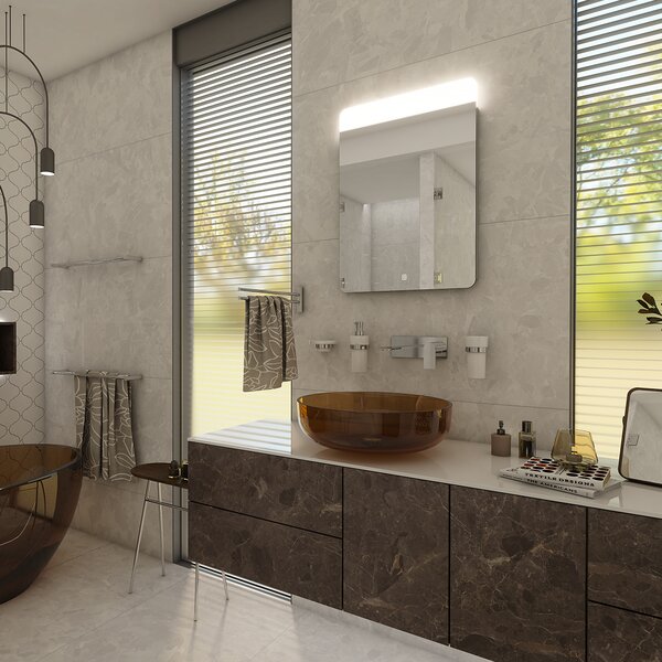 Nimco LED zrcadlo 7,5W, 50x70 cm s dotykovým senzorem