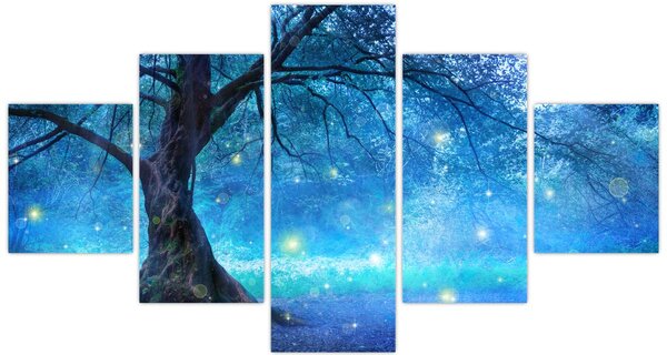 Obraz - Mystický les (125x70 cm)