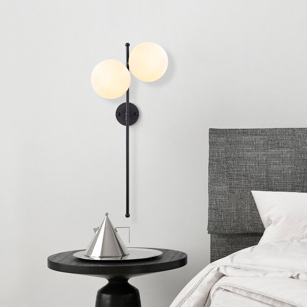 ASIR Nástěnná lampa FAZLI černá
