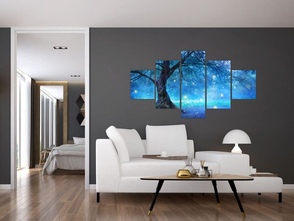 Obraz - Mystický les (125x70 cm)