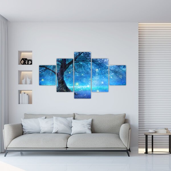 Obraz - Mystický les (125x70 cm)