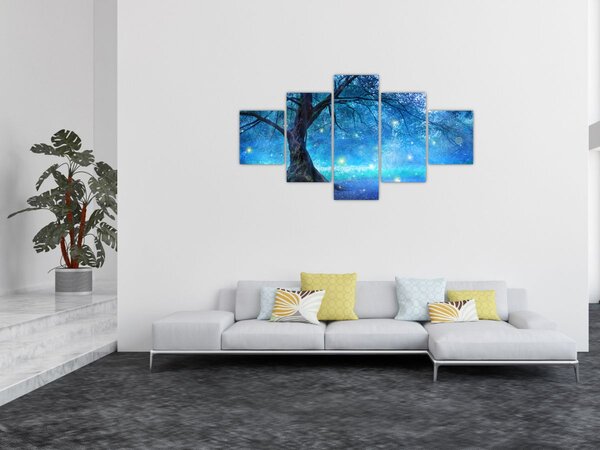 Obraz - Mystický les (125x70 cm)