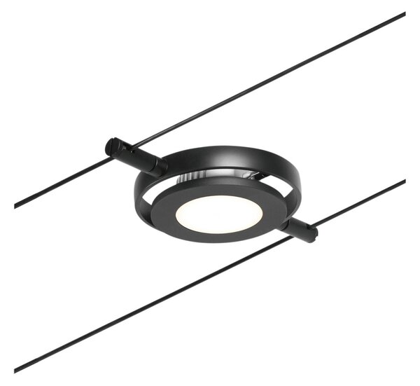 P 94419 LED lankový systém RoaMac spot 4,5W 3000K 12V černá mat/chrom - PAULMANN