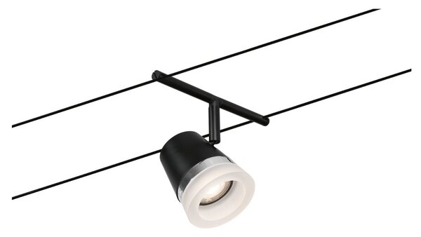 P 94464 Lankový systém Cone spot GU5,3 max. 10W 12V černá mat/chrom - PAULMANN