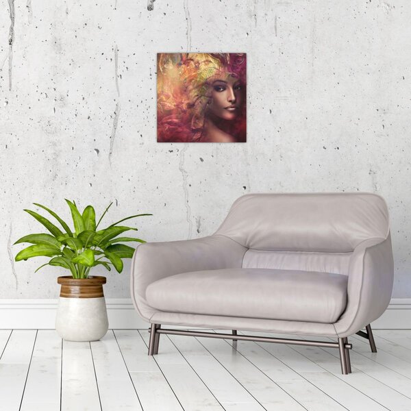 Obraz - Fantasy žena (30x30 cm)