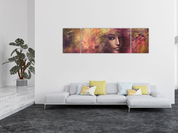 Obraz - Fantasy žena (170x50 cm)