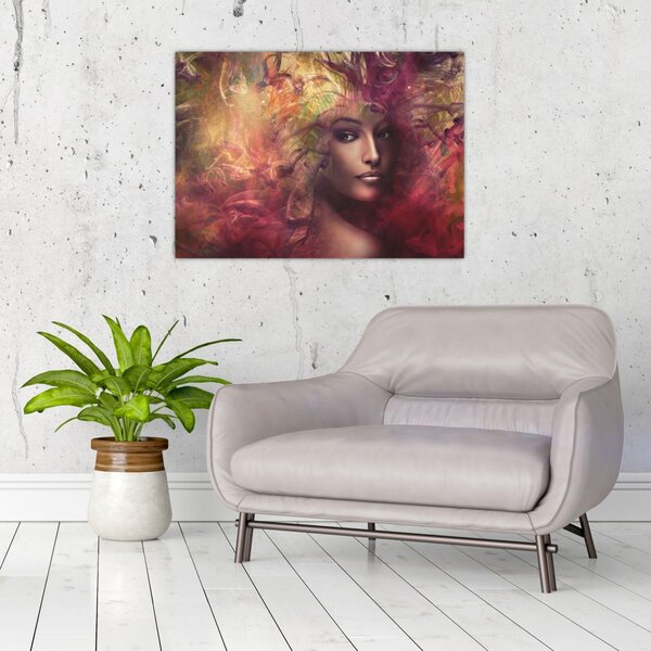 Obraz - Fantasy žena (70x50 cm)