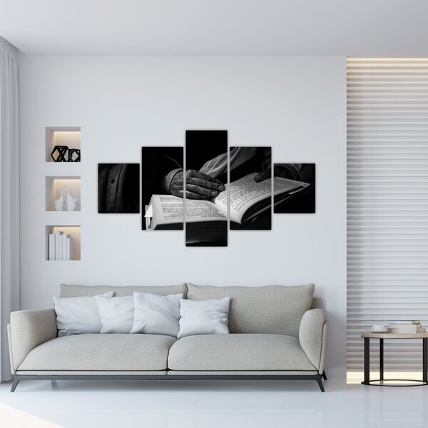 Obraz - Kniha (125x70 cm)