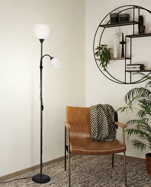 Stojací lampa MONTANINI-E-E černá/bílá