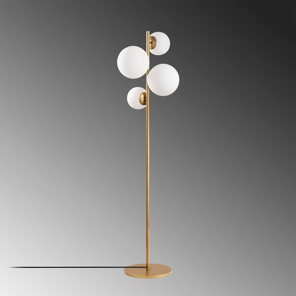 ASIR Stojací lampa FAZLI zlatá