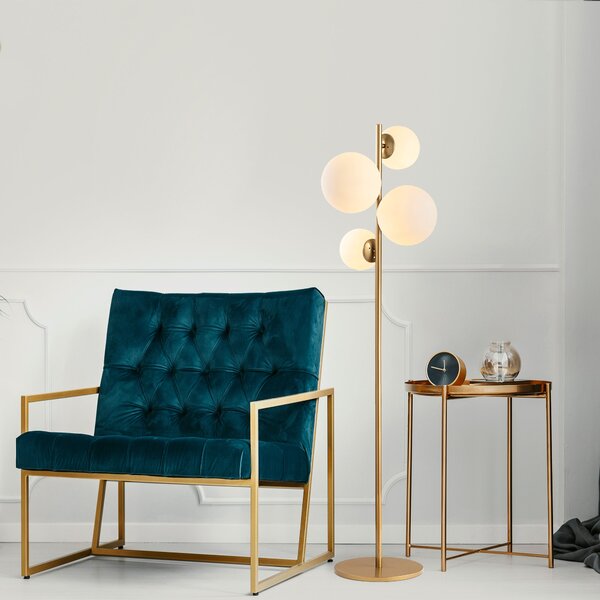ASIR Stojací lampa FAZLI zlatá