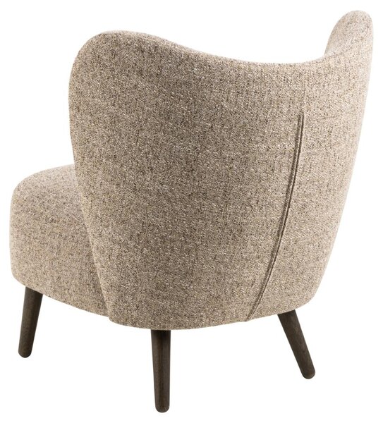 Actona Designové lounge křeslo Elmont mocca