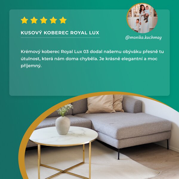 AladinWorld Expres, Kusový koberec Royal Lux 90 šedý kruh, 200x200 (průměr) kruh, hnědá, ložnice