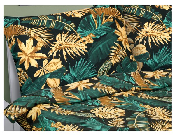 Povlečení MONSTERA ZELENÁ 70x90 a 140x200 cm