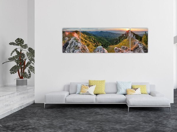 Obraz - Horská krajina (170x50 cm)