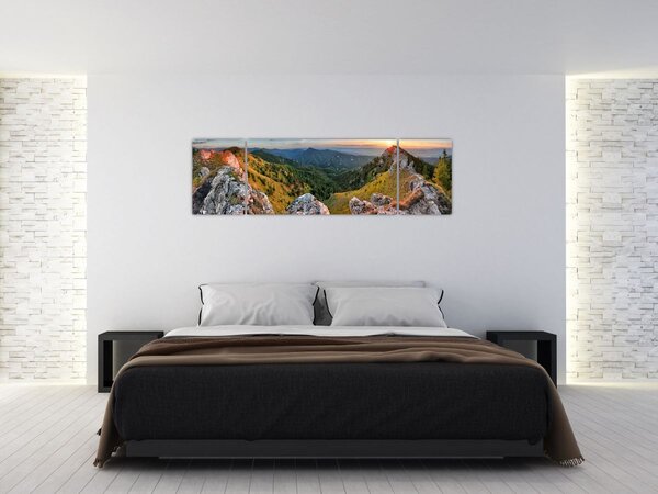 Obraz - Horská krajina (170x50 cm)