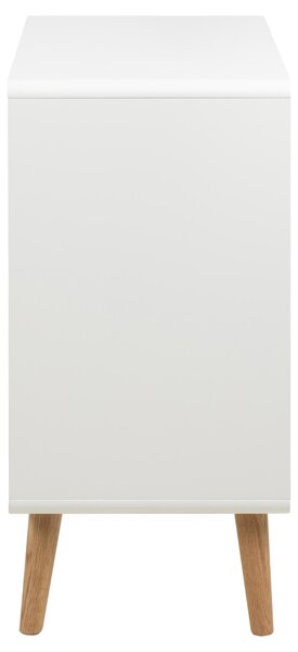 Actona Komoda Lowell 80 cm bílá/dub přírodní
