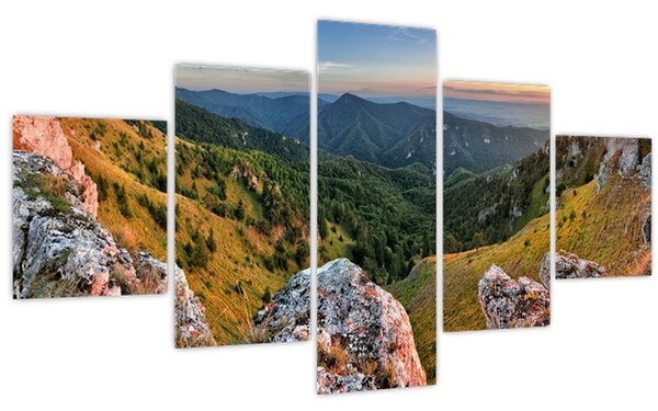 Obraz - Horská krajina (125x70 cm)
