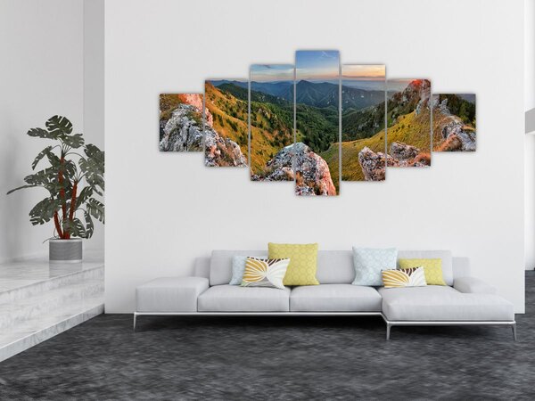 Obraz - Horská krajina (210x100 cm)
