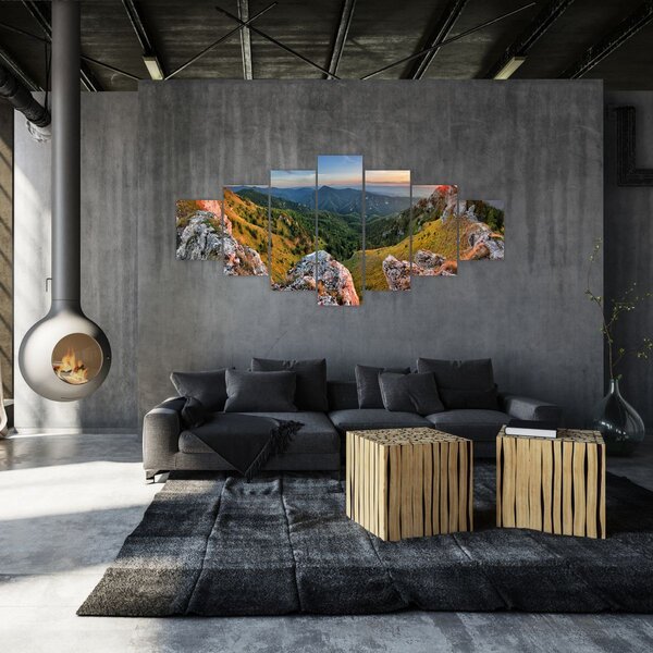 Obraz - Horská krajina (210x100 cm)