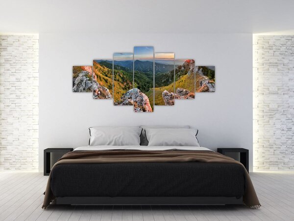 Obraz - Horská krajina (210x100 cm)