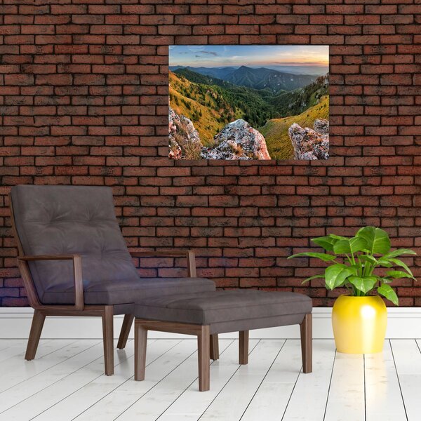 Obraz - Horská krajina (70x50 cm)
