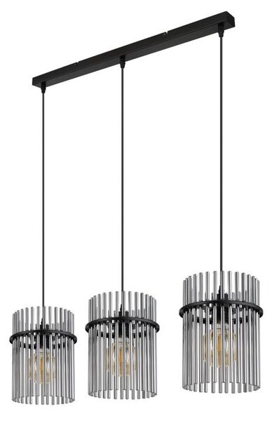 Závěsné svítidlo GORLEY černá, šířka 80 cm
