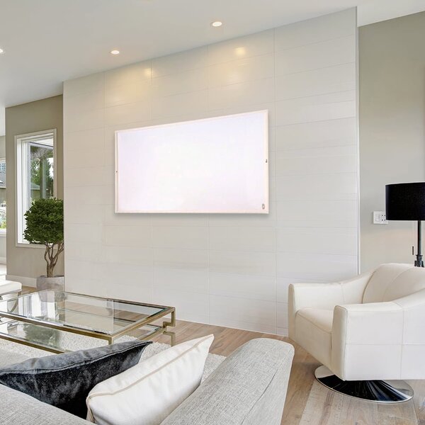 Infračervený topný panel ElectricSun 720W bílý, elektrický ohřívač s termostatem, pro montáž na stěnu a strop, 120x62cm