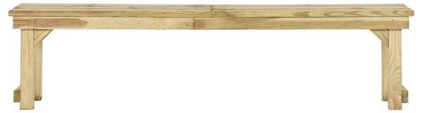Zahradní lavice 180 cm impregnované borové dřevo