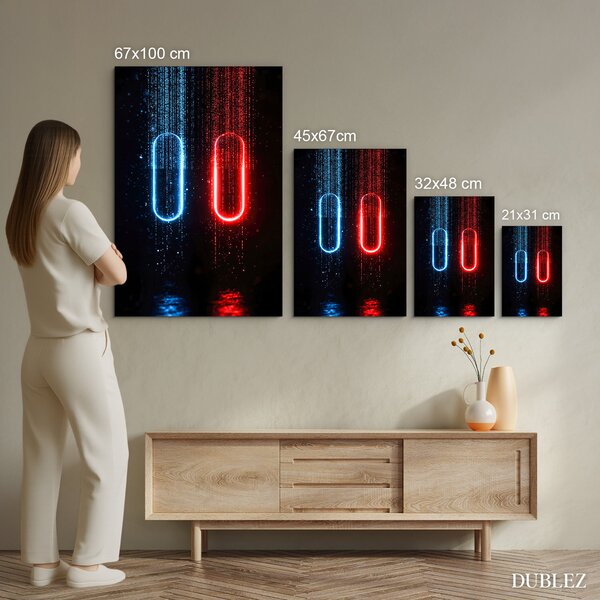 DUBLEZ | Moderní obraz - Dualita | UV tisk, Premium