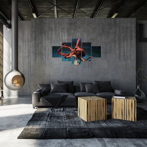 Obraz - Chobotnice (125x70 cm)