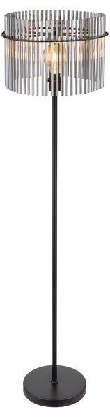Stojací lampa GORLEY černá, výška 152 cm