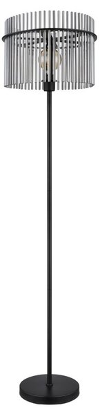 Stojací lampa GORLEY černá, výška 152 cm