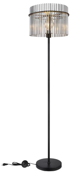 Stojací lampa GORLEY černá, výška 152 cm