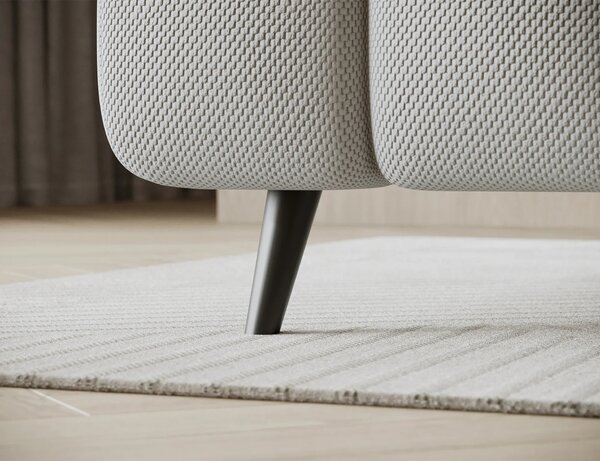 Boxspringová postel 140x200 SARVIRO - tmavě šedá