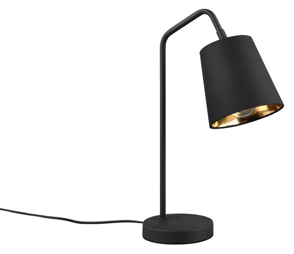 Stolní lampa BUDDY černá/zlatá
