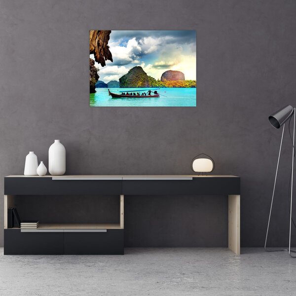 Obraz - Zátoka Phang Nga (70x50 cm)