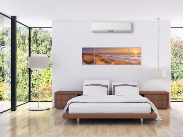 Obraz - Pláž při západu slunce (170x50 cm)