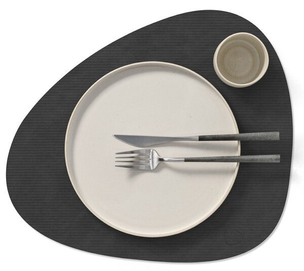 LIND DNA Prostírání Curve Dinner - Corduroy Black LND214