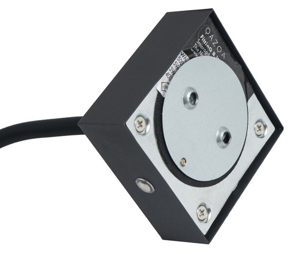 Moderní nástěnná lampa černá vč. LED stmívatelná dobíjecí - Harper