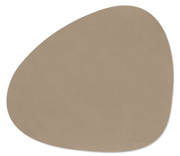LIND DNA Prostírání Curve Dinner - Corduroy Clay Brown LND220
