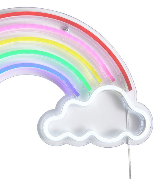 Neonová nástěnná lampa vícebarevná vč. LED - Rainbow