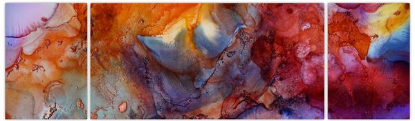 Obraz - Abstraktní inkoustové umění (170x50 cm)